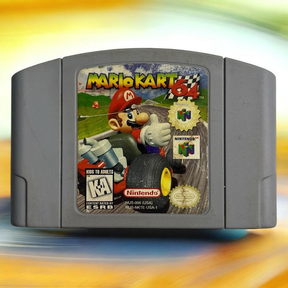 Mario Kart 64 Nintendo‎ 64 N64 Video Game Retro Nostalgia Vtg Cartridge Only
